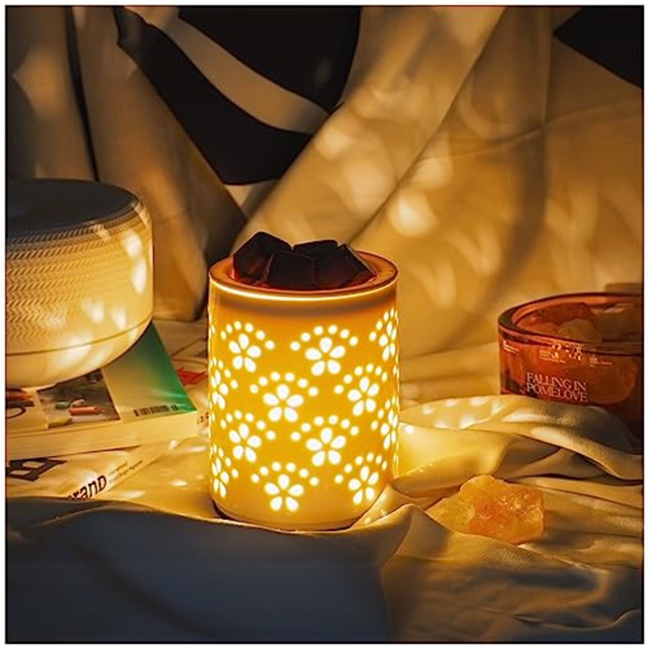 SALKING Ceramic Wax Melt Warmer Electric Wax Warmer for Scented